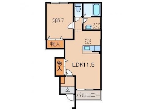 二里ケ浜駅 徒歩12分 1階の物件間取画像